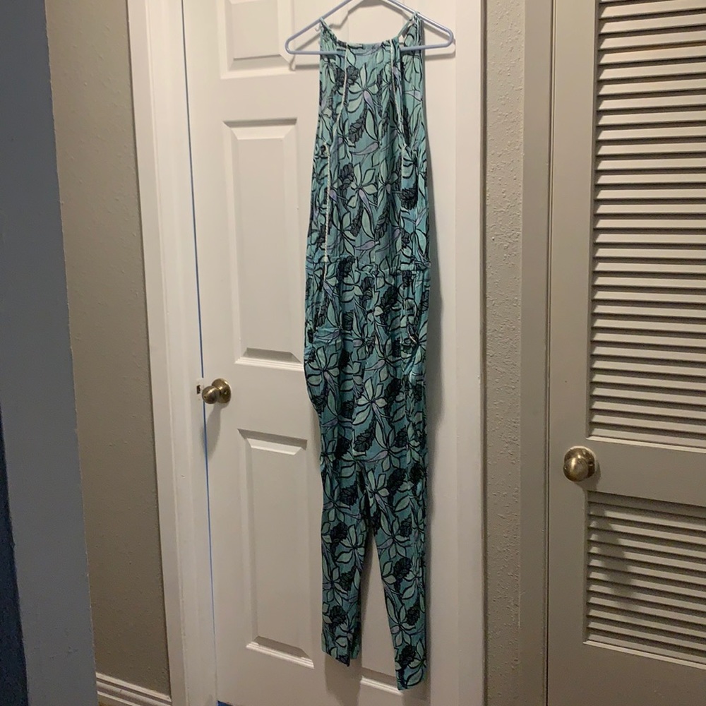 LOFT Beach Floral Romper